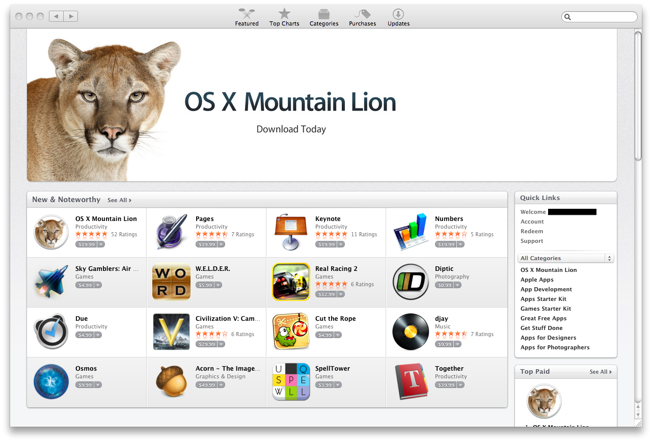 download mac os x 10.8 mountain lion dmg